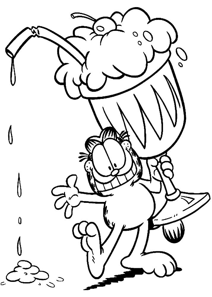 Garfield kolorowanki